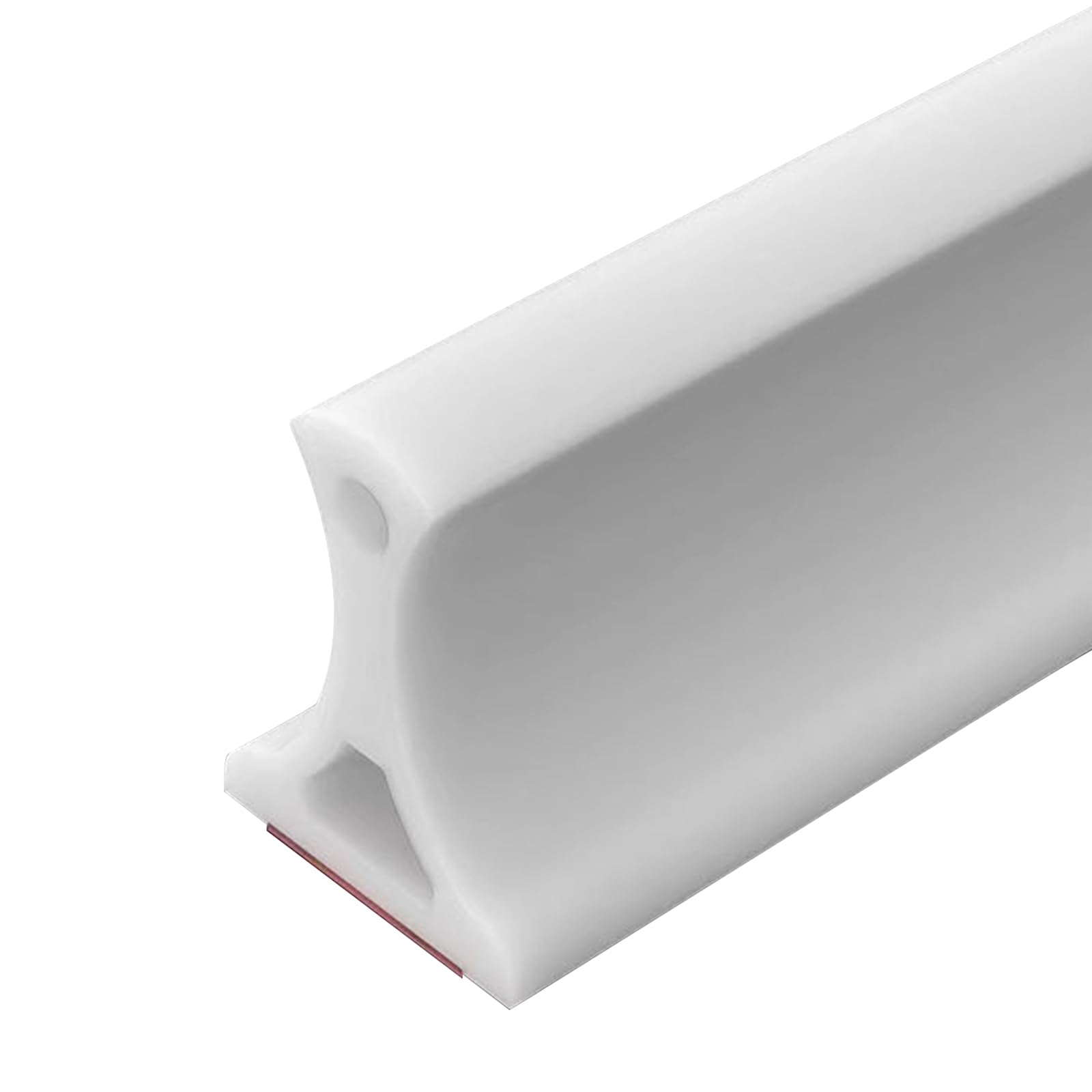 Striscia Antiallagamento Per Doccia Autoadesiva – Altezza 4 Cm, Larghezza 3 Cm, Lunghezza 2 M, Pieghevole In TPE Bianco Per Pavimento E Bagno
