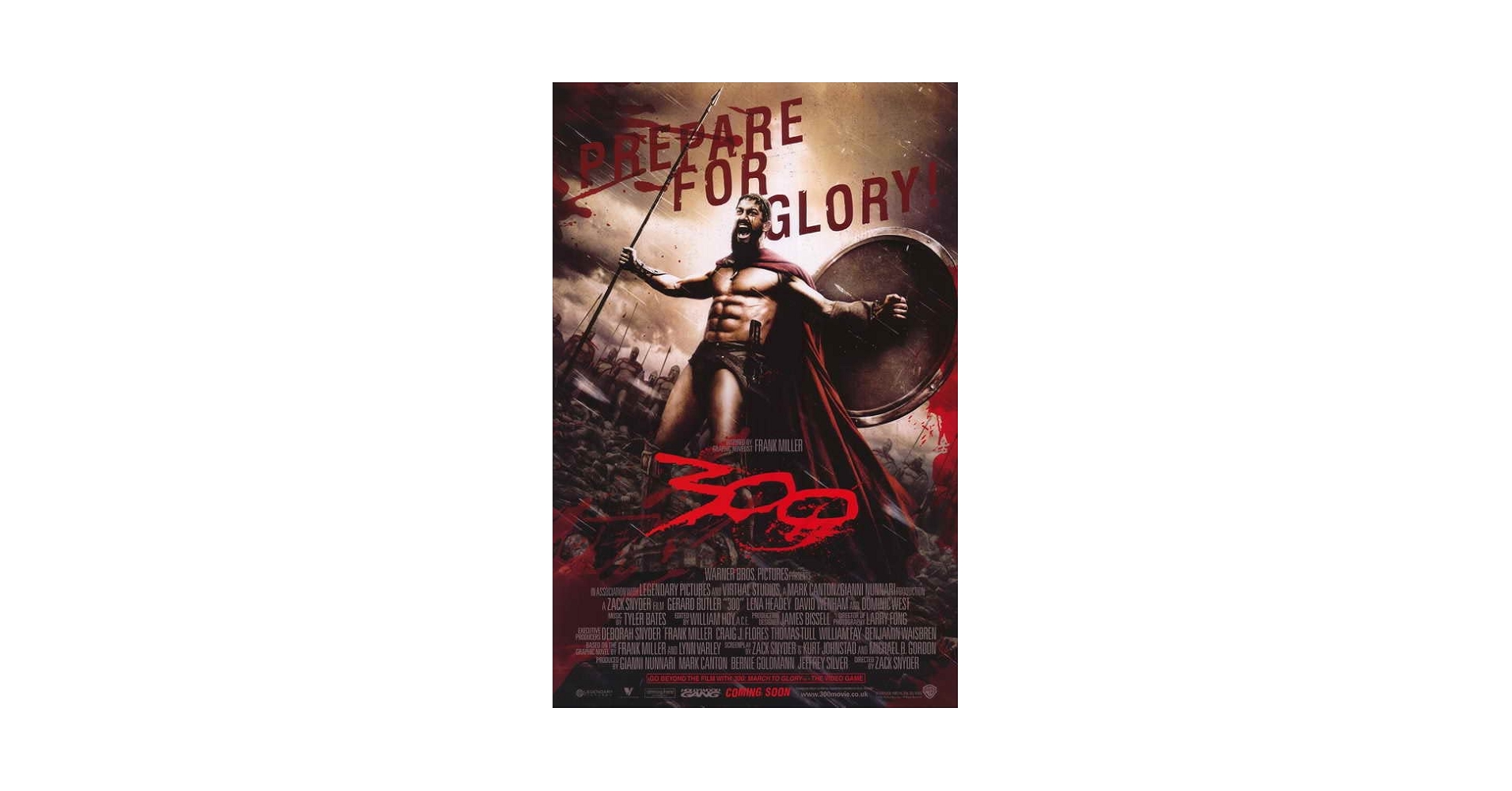 Amazon.co.jp: 映画ポスター 海外版 300 〈スリーハンドレッド