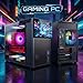 STGsivir Gaming PC, Core i7-11700KF 5 GHz, GeForce RTX 3060 12GB GDDR6,32GB DDR4 RAM, 2TB SSD, WLAN 6, BT 5.0, RGB Lüfter x6, Windows11 Pro, Gamer PC Computer Desktop