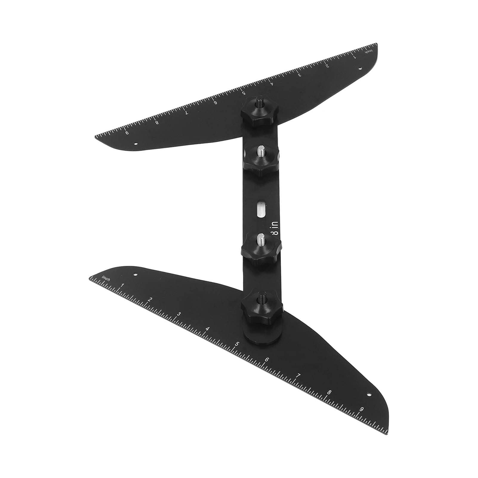 Schody profilowe, półka na narzędzia Scribe Jig S - narzędzia do oznaczania 11-60 cali, pomiar do risers suchy wallblue (BLACK)