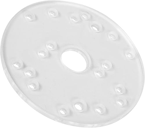 Miniatura 2 de Estink Placa base universal para enrutador, acrílico de 6.5 pulgadas con tornillos de centrado, grosor de 0.3 pulgadas, para enrutadores de ajuste