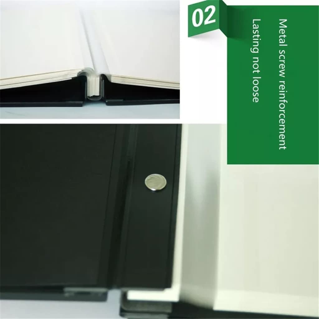 Gedenkbuch graviertes Fotoalbum handgefertigt DIY Selbstfeindliche Sammelalbum Wachstum Rekord Buch Familienfotosammlung Geschenke for Hochzeit, Geburtstag, Baby, Familienfoto