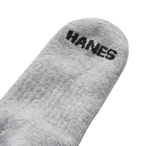 Image of Hanes Men's Socks, X-temp Cushioned Low Cut Socks, 12 & 14 Pair Packs