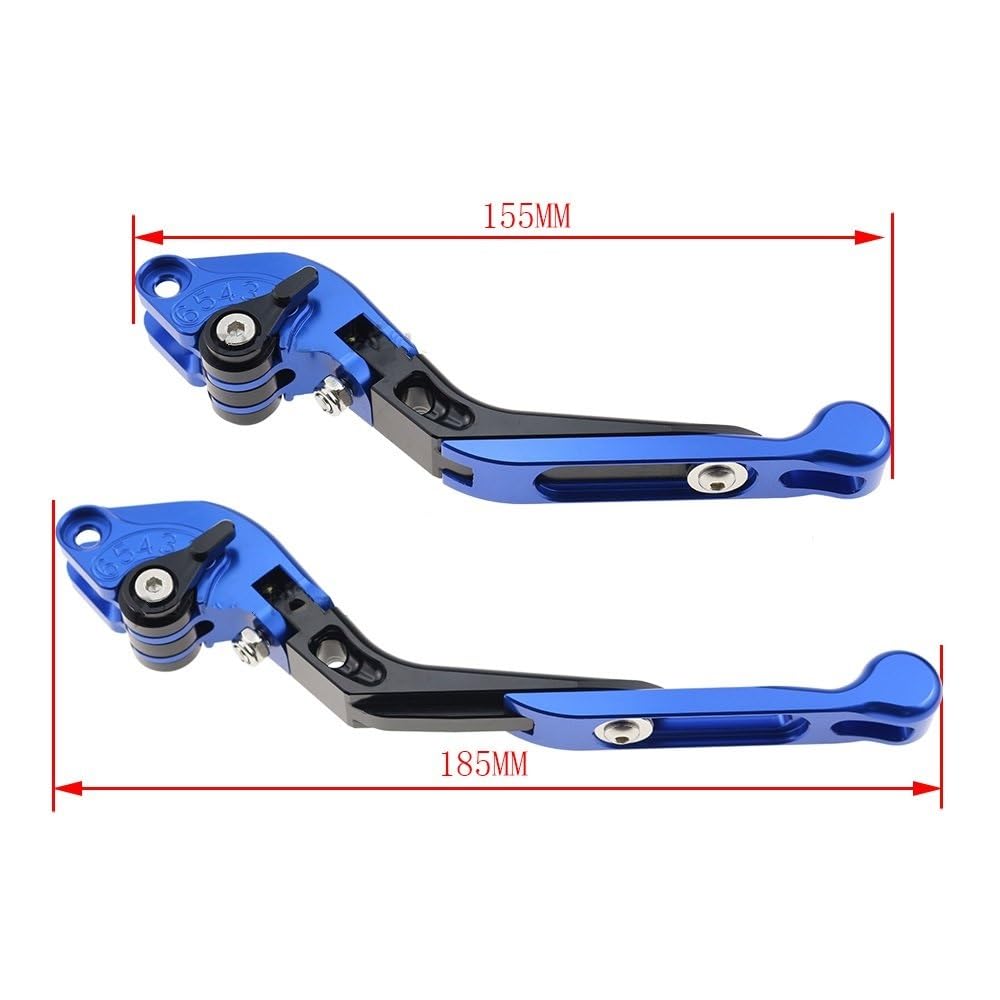 PONNYC Manijas Palancas Embrague Freno Extensibles Plegables Ajustables Para Motocicleta Para Tiger 660 Sport 2022-2023 Para Trident 660 2021-2022 Moto Embrague Maneta Freno (Color : 11)