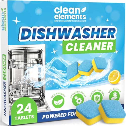 Dishwasher Cleaner Tablets & Deodorizer – 24 Pack (12 Month