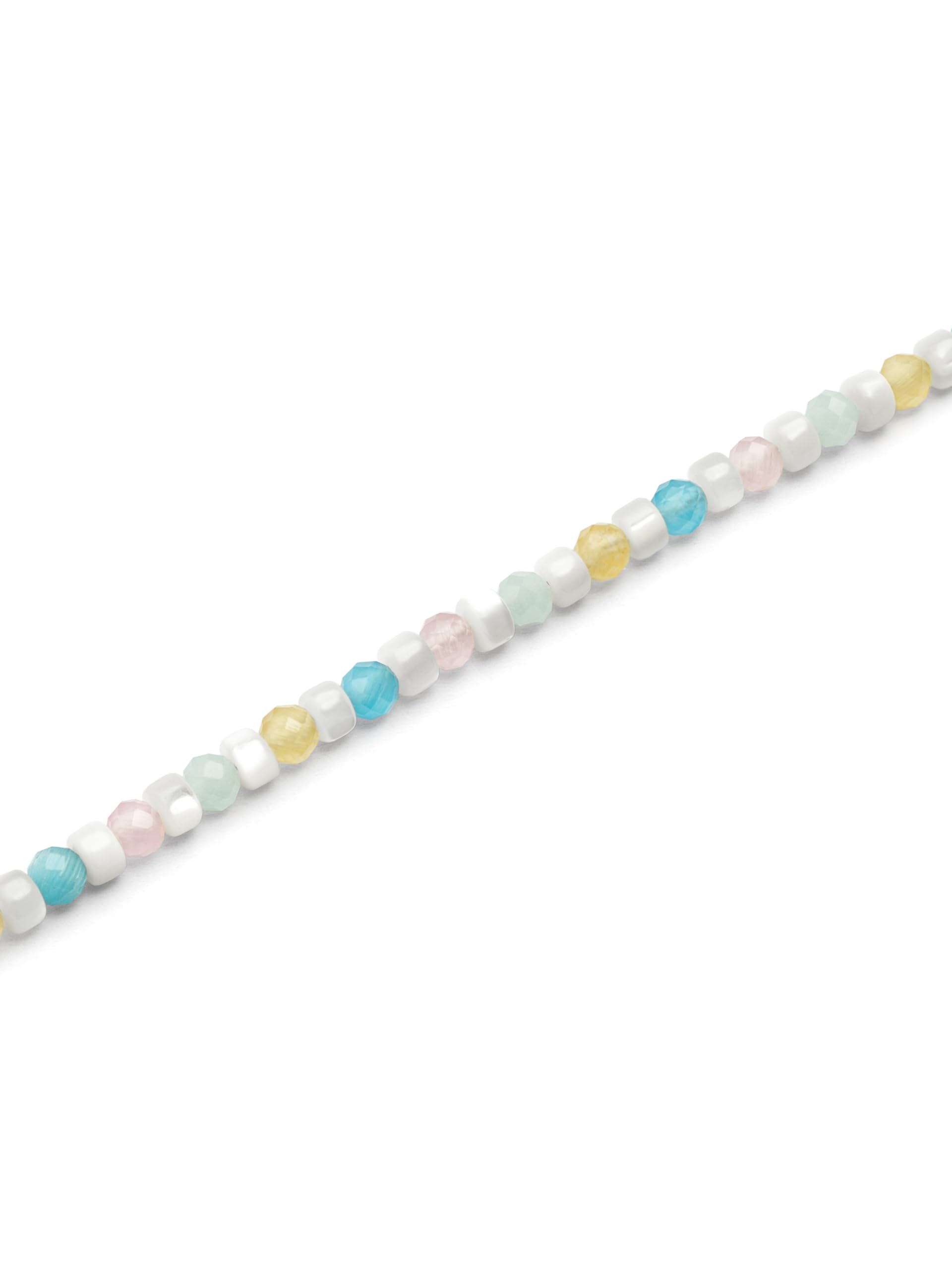 SINGULARU - Naszyjnik Nacary. Stal mit Pozłacany złotem 18K und Masa perłowa. Schmuck für Damen.