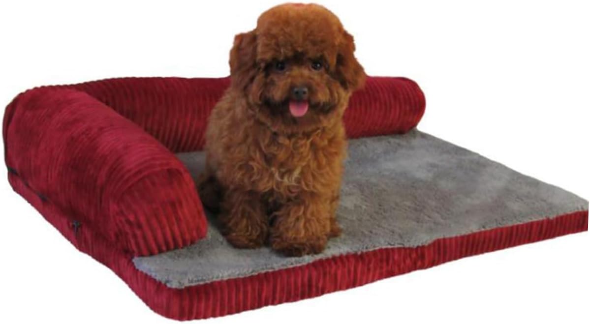 70cm Sofa Mattress Dog Cat Bed Warm Corner Couch Solid Corduroy Dog Cushion Easy to