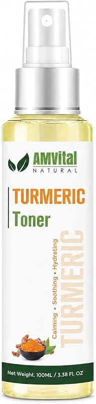 AMVital Tônico facial em spray com cúrcuma e aloe vera, 100 mL