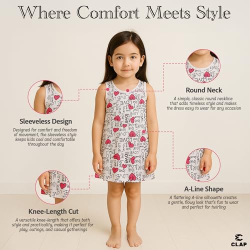 Image of CLAP Baby Girl's Midi Dress (Pack of 4)