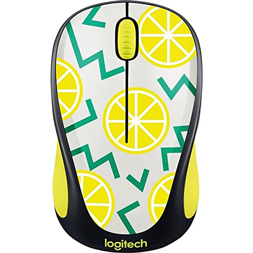 Logitech Play Collection M325c Mouse - Optical - Wireless - Radio Frequency - Lemon - USB - 1000 Dpi - Tilt Wheel - 5 Button[s]