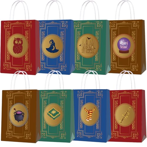 Daapiishuu 16 Pcs Magical Wizard party gift bags party Candy cookie Bags for Baby Shower Birthday Party Supplies
