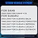 BRTEC 517008 Front Left/Right Wheel Hub and Bearing Assembly for Saab 9-2X 2005-2006, for Subaru Baja 02-06 / Forester 98-08 / Impreza 93-07 / Legacy 90-04 / Outback 00-04