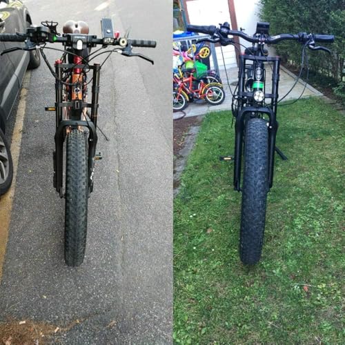 image for ZTZ 20/26 inch 4.0 Fat Tire Bike Air Suspension Fork - 180mm Travel, 1