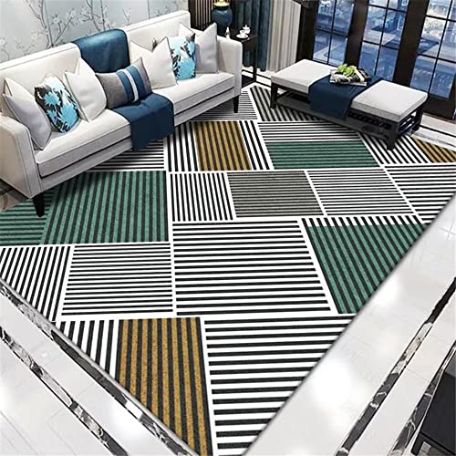 Tapis de salle à manger à poils bas 80X120CM aux finitions soignées