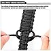 UGSHY 2 PCS Car Door Limit Straps, Heavy-Duty Paracord Hand-Woven Straps Locator, Tensile Resistant Door Swing Limiter, Compatible with Jeep Wrangler CJ YJ TJ JK JKU JL Interior Accessories (Black)