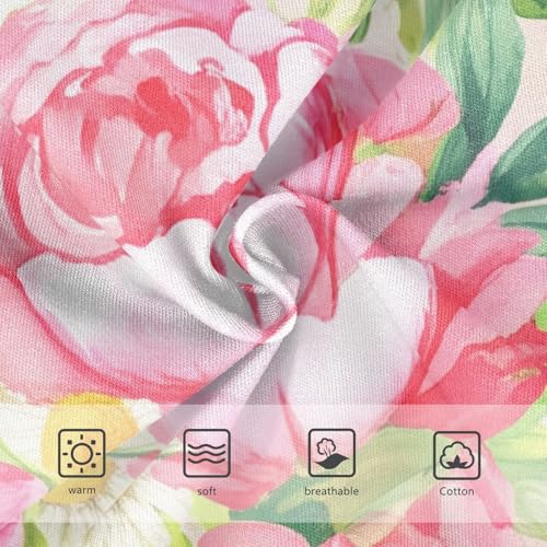 Floral Pink Peonies Daisies Toddler Girls Underwear 2t Cotton Panties for Girl Print Kids Briefs Undies3