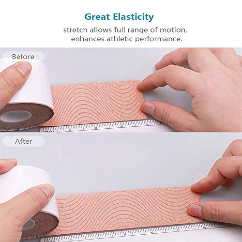Obtanim EDE1-F409 4 Rolls Waterproof Breathable Kinesiology Tape thumb #2