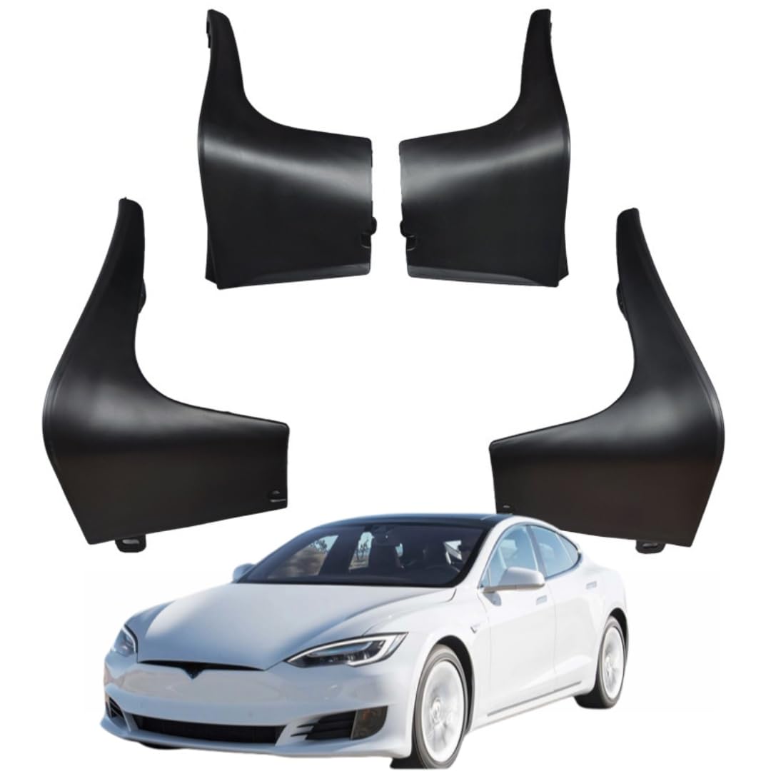 UDRFKDS Mud Flaps Splash Guards For Tesla Model S 2012-2016 Accessories Mudflap Fender Flares Front and Rear Mud Guard Set 4PCS