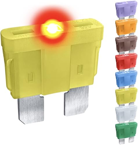 Miniatura 6 de CARAX Fusible incandescente  Fusible Premium Standard Regular Blade ATCATOATS  Surtido  Fusible automotriz LED brillante al soplar  Fusible