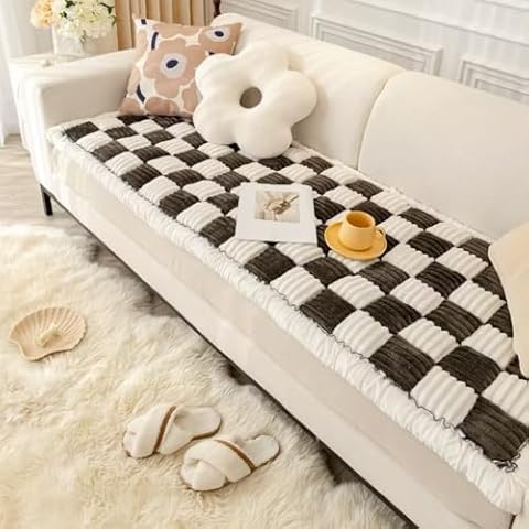 sowinlar 27.6 x 82.7 Inch Pet Couch Covers for Sofa,Couch Cover Blanket Dogs Washable Pet Bed Couch Cover,Pet Mat Bed Couch Sofe Cover Protector (Black) Cover