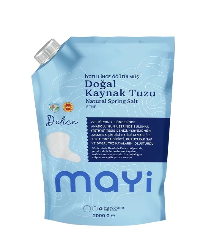 Mayi Tuz Öğütülmüş Sofra Tuzu İyotlu 2000 Gr