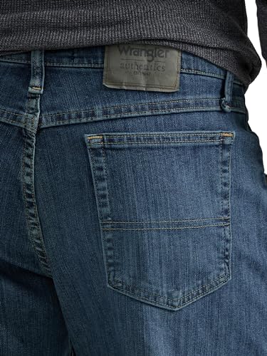 Wrangler Authentics ZM200ST Men'S Classic 5-Pocket Relaxed Fit Flex Jean Slate Flex 38W X 32L thumb #4