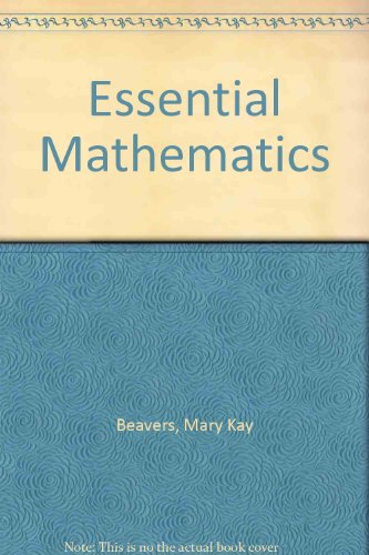 Essential Mathematics 0201435144 Book Cover