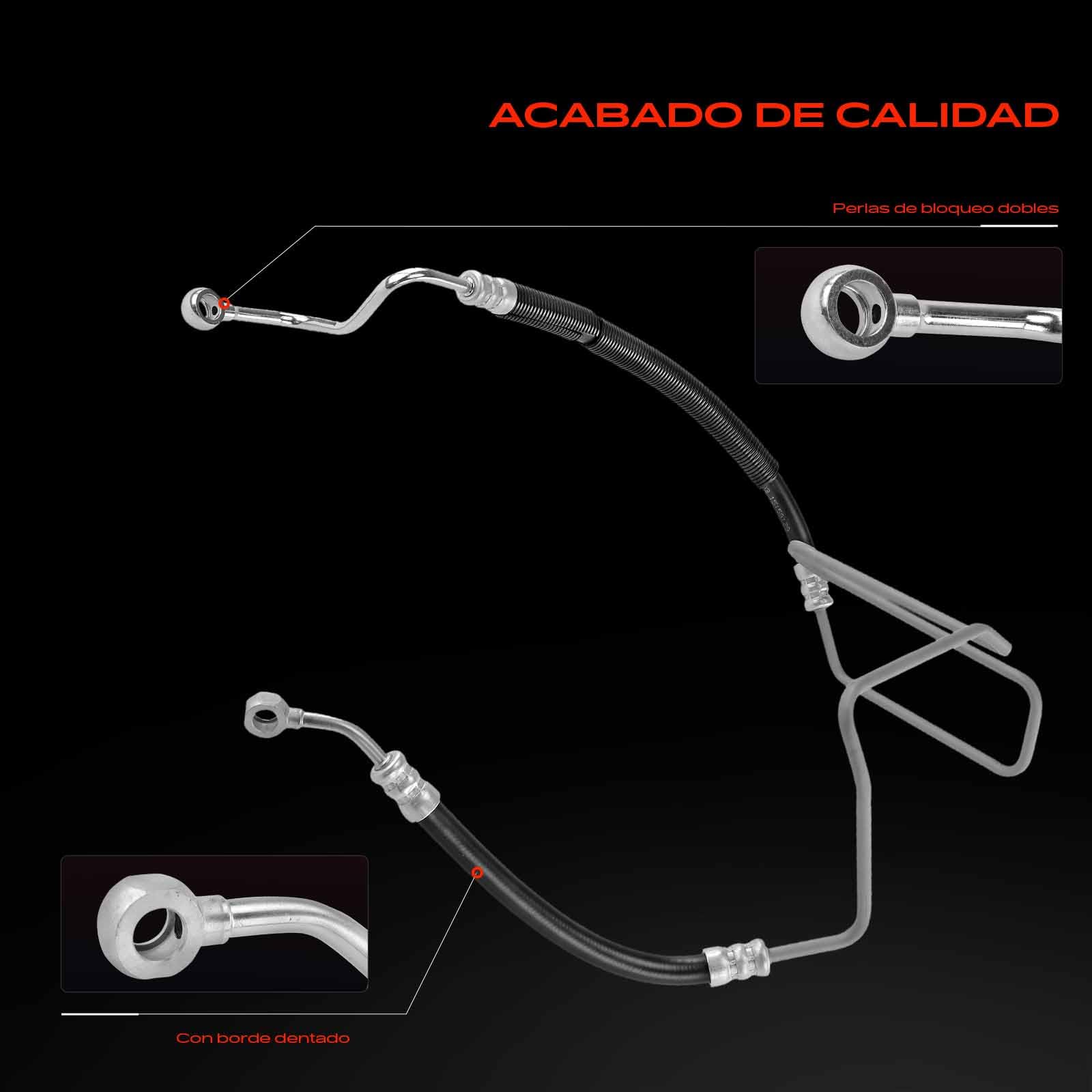 Frankberg Manguera de dirección asistida Compatible con New Beetle Cabrio 1Y7 New Beetle 1C1 9C1 Replace# 58545,3401928