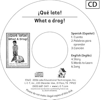 Paperback ¡Qué lata! / What a drag! (Bilingual Book/Audio CD/Coloring Book) Book