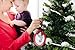 Pearhead Babyprints Double-Sided Christmas Ornament, First Holiday Keepsake Frame with Clean-Touch Ink Pad, Newborn Handprint Footprint Kit, Infant Photo Decoration, Red