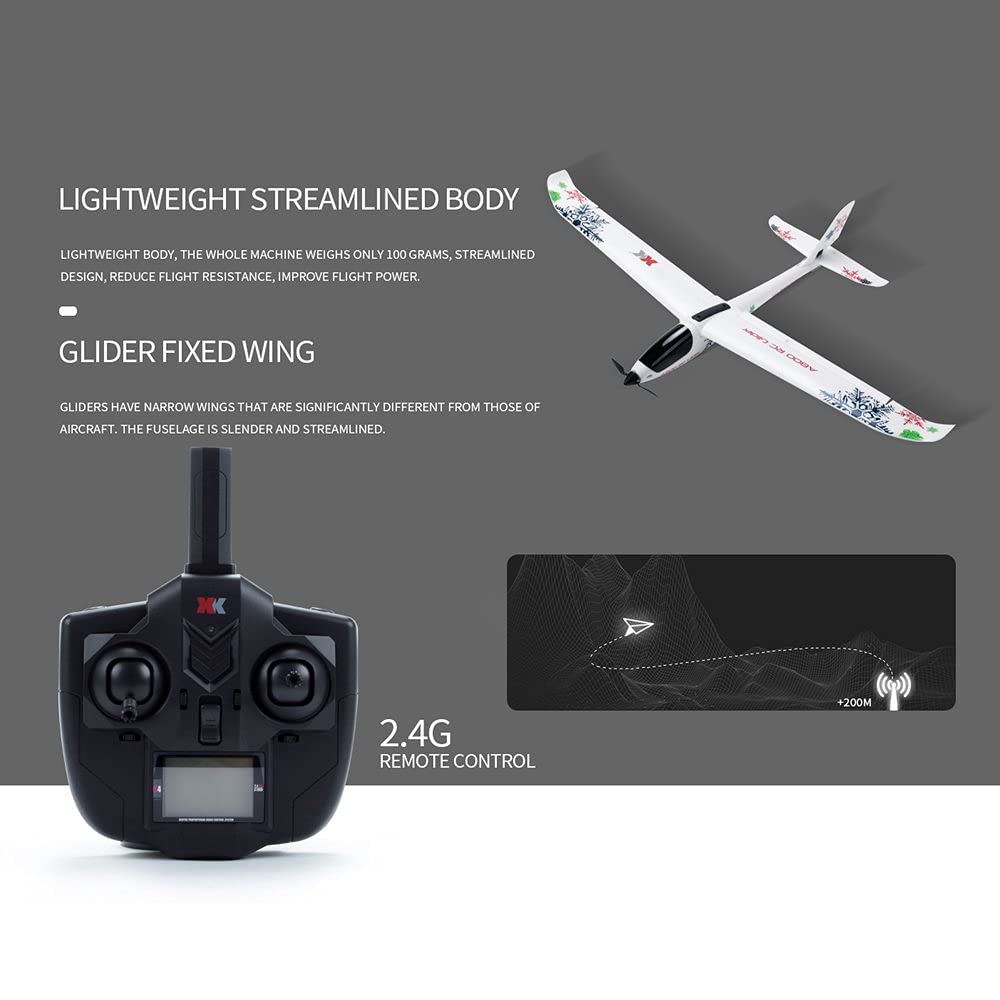 WLtoys XK A800 Stabilization RC Airplane 5CH 780mm 3D6G