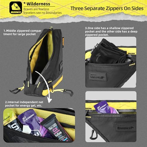 Rhinowalk 自転車フレームバッグ Sサイズ