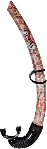 Vista 3 de Tilos Spawn - Snorkel de camuflaje para pesca submarina, buceo libre, buceo, esnórquel