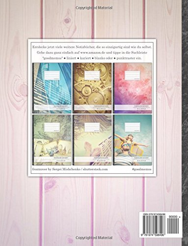 Liniertes Notizbuch • A4-Format, 100+ Seiten, Soft Cover, Register, Mit Rand, „Rosa Holz“ • Original #GoodMemos Lined Notebook • Perfekt als Deutschheft, Schulheft, Übungsheft, Lineatur 27