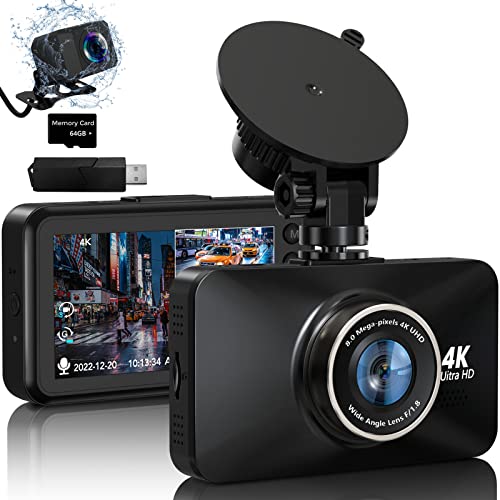 HUBANFLY 2K Dual Dash Camera