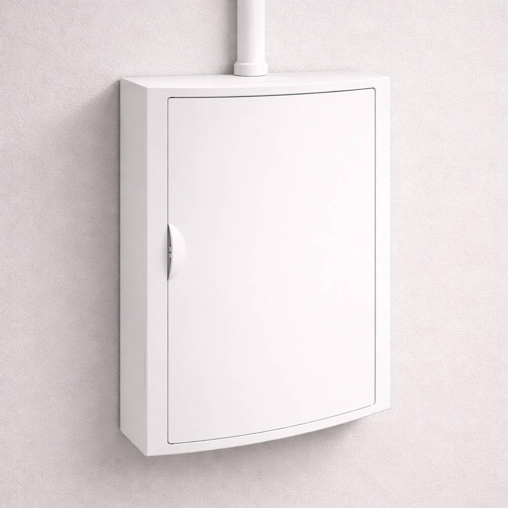 Cuadro Eléctrico 42 Módulos De Superficie - pared. Filas - Envolvente Para Protecciones - Instalación Segura - Medidas 362 x 544 x 104 Mm