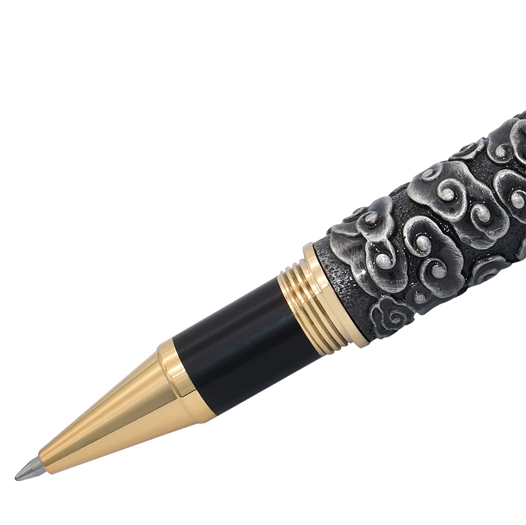 Amazon | ドラゴンペン Jinhao ローラーボールペン 古代シルバー