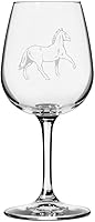 Vista 18 de Abaco Barb Body Horse - Copa de vino grabada multiusos (12.75 onzas)