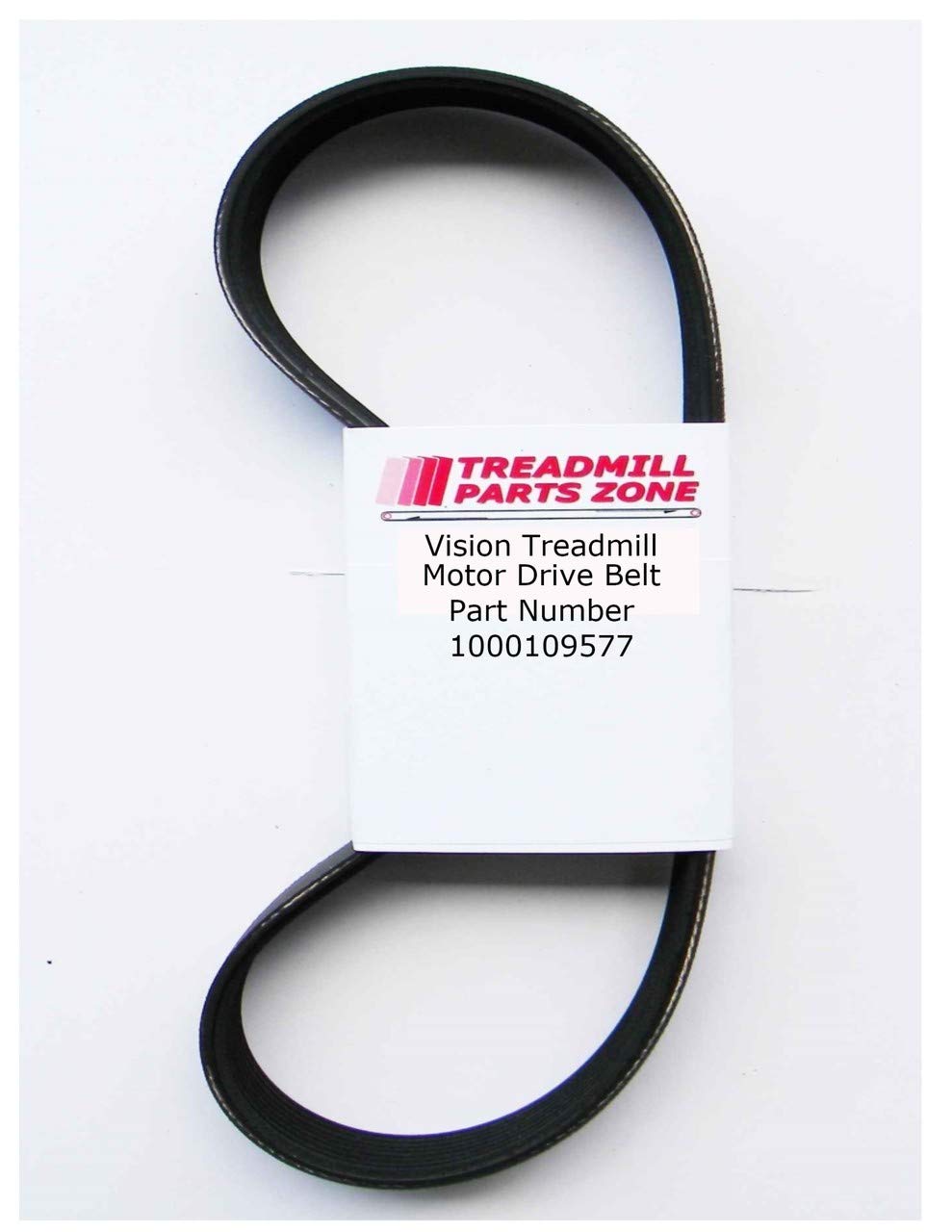 Replacement Vision Treadmill Model TM239 T1450 Drive Motor Belt Part Number 1000109577