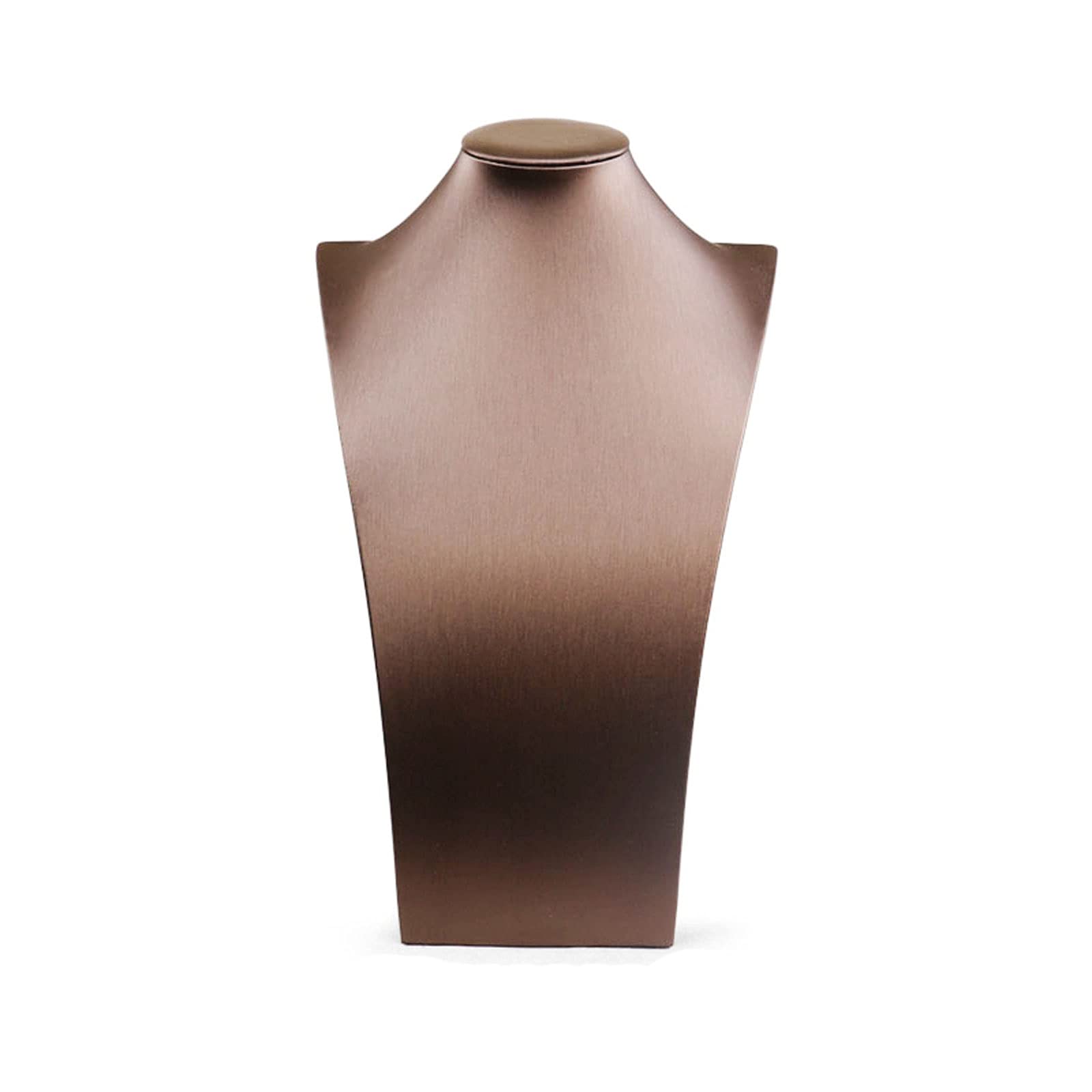 DFrywdgSEY Jewellery stand, Leather Necklace Pendant Chain Jewelry Bust Display Holder Stand for Necklaces, Bracelets