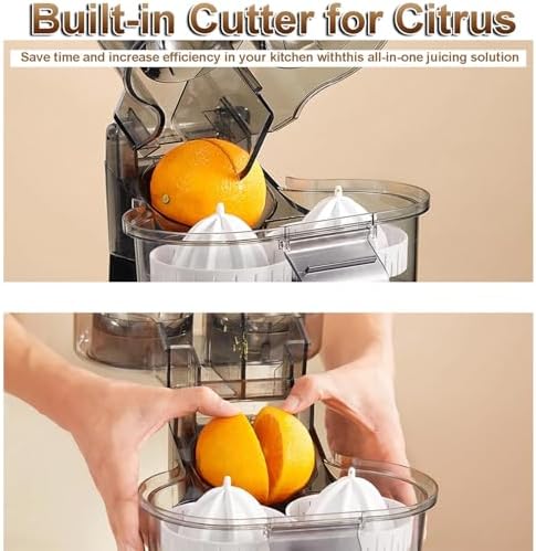 500ml Electric Citrus Juicer, 100W High-Speed Juice Maker, 18000 RPM, Dishwasher-Safe for Fresh Juice, for Home and Kitchen Use