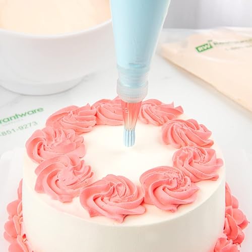 Miniatura 4 de Pastry Tek - Punta de tubería (1 punta de pastelería), reutilizable, de estrella abierta, #32, resistente a abolladuras, punta de glaseado de acero