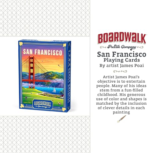 Baraja de Naipes Boardwalk San Francisco miniatura 6