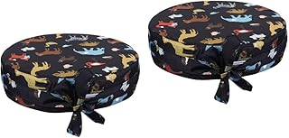 TOYANDONA 2 Pçs Almofada De Reforço Cadeira De Viagem Redonda Placemats Assento De Cadeira De Viagem Assento De Reforço De Criança Almofada De Reforço De Assento De Jantar De Criança