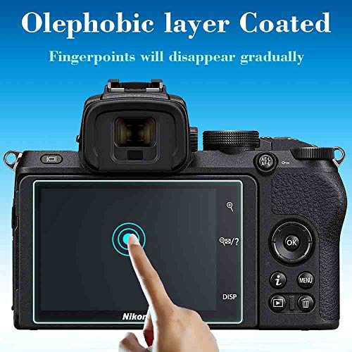 Ulbter Z50 Screen Protector For Nikon Z 50 Z50 Mirrorless Digital Camera & Hot Shoe Cover, 0.3Mm 9H Hardness Tempered Glass Saver Anti-Scrach Anti-Fingerprint Anti-Bubble Anti-Dust [2+3Pack] #TOP3