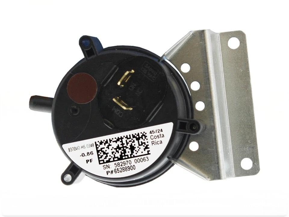65288900 Furnace Air Pressure Switch -0.86" WC - for Lennox Armstrong Ducane HVAC Equipment 34M76 34M7601 - Replacement Furnace Pressure Switch