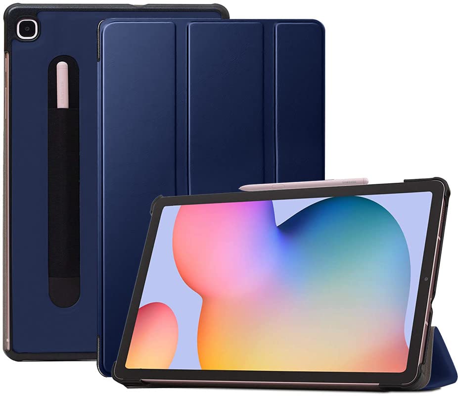 Robustrion Smart Trifold Hard Back Flip Stand Case for Samsung Galaxy Tab S6 Lite 10.4 inch SM-P610/P615 - Navy (B08DMDGLDL) Amazon Price History, Amazon Price Tracker