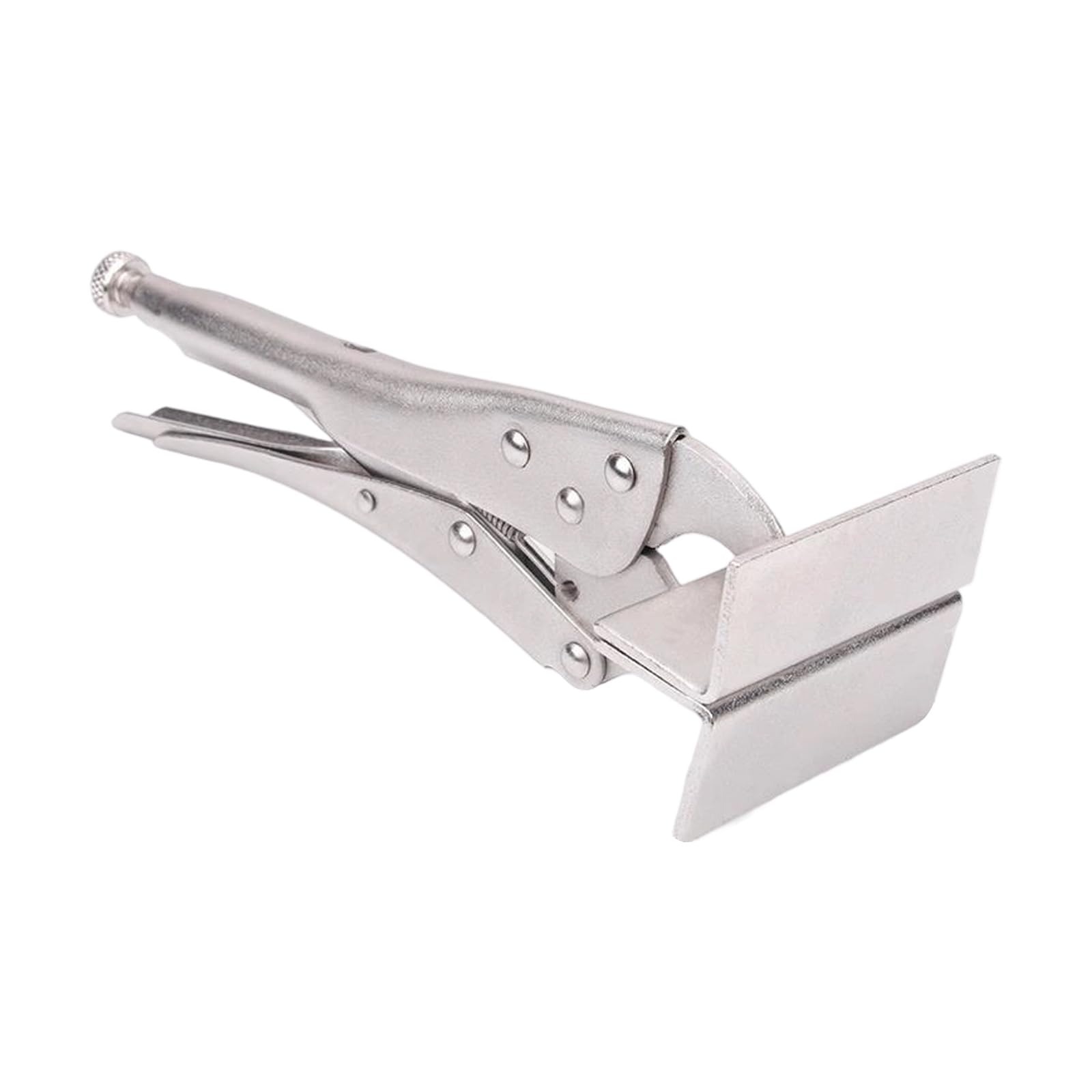 Kalttoy Grip Flat Nose Plier Adjustable Welding Locking Clamps Tool Triggering Release for Metal Bending Forming Applications Adjustable Welding Locking Clamps Tool