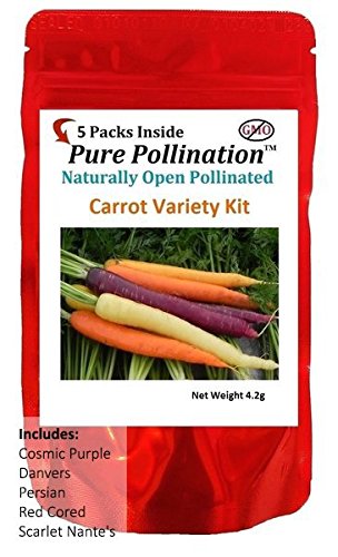 Pure Pollination 5 Carrot Seed Variety Pack Pure Pollination 5 Carrot Seed Variety Pack