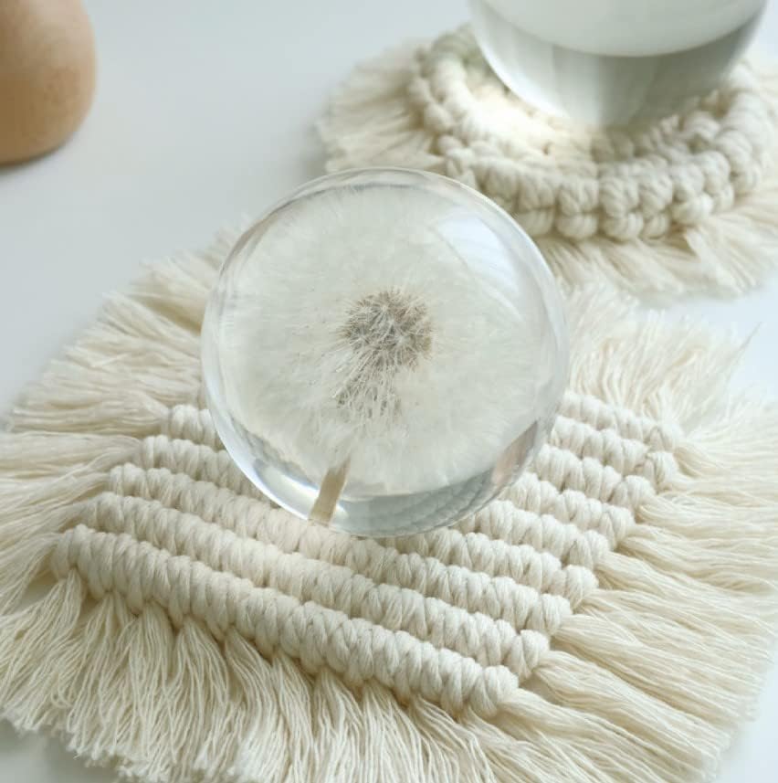 COREFLEX Real Dandelion Paperweight, Dandelion in Resin Ball in Gift Box, 2.75inch(70mm) Home Office Desktop Decor Decoration, Birthday, Wedding Gift and Valentine's Day - Image 9